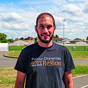 Morgan Richard, Educateur sportif à Gâtisport. Il encadre des cours d’activités physiques au sein de la Maison sport-santé. - Agrandir l'image (fenêtre modale)