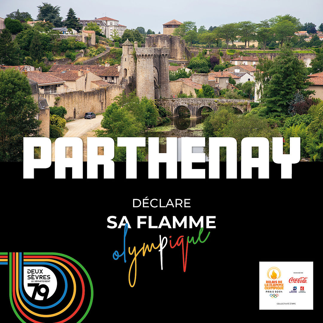 Le relais de la flamme olympique Paris 2024 passera à Parthenay le dimanche  2 juin 2024 - Ville de Parthenay